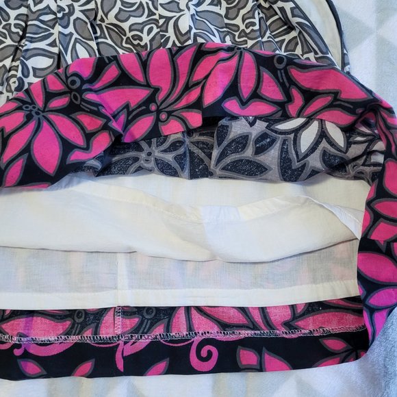 DOLCEZZA Feminine Floral Dress, Boho Cotton Designer Sundress, Size S - Picture 6 of 8